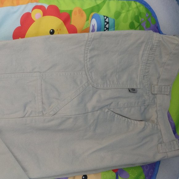 Carpenter Pants, Chinos Khaki Pant, Utility Pants, Straight Leg with Pockets 32 - Picture 3 of 9